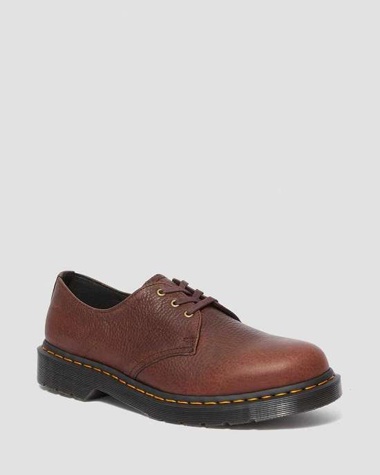 Zapatos Con Cordones Dr. Martens 1461 Ambassador Mujer Marrom MX-09631